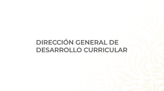Dirección General de Desarrollo Curricular