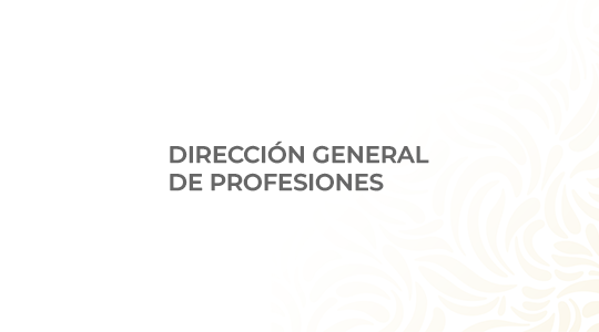Dirección General de Profesiones